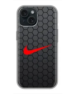 Чохол для iPhone 14 з картинкою «Nike — карбонова сітка» Чохол для iPhone 14 з картинкою «Nike — карбонова сітка»