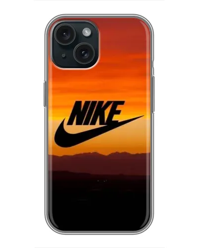 Чехол для iPhone 14 с картинкой «Nike — вечерний горизонт»