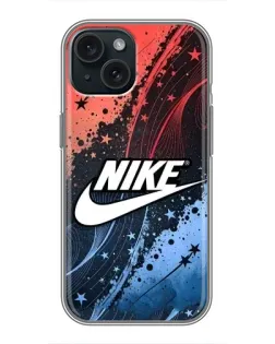 Чехол для iPhone 14 с картинкой «Градиентный принт Найк»