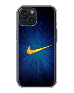Чохол для iPhone 14 з картинкою «Синій пульс Nike»