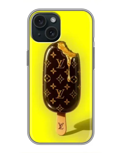 Чохол для iPhone 14 з картинкою «Морозиво від LV»