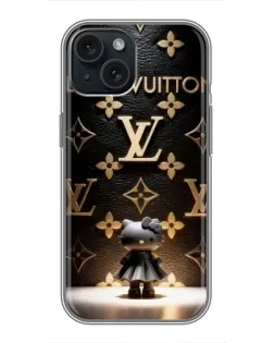 Чохол для iPhone 14 з картинкою «Монограма з фігурою»