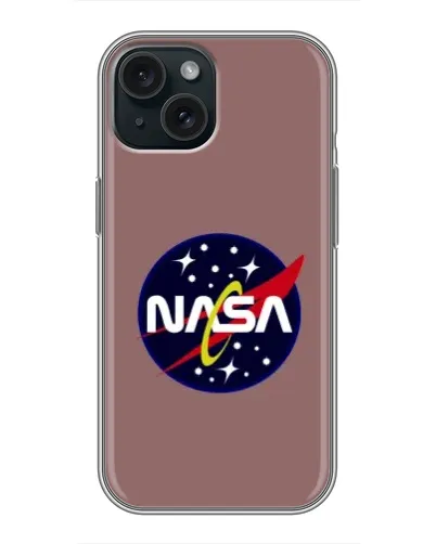 Чехол для iPhone 14 с картинкой «NASA — ретро космос»