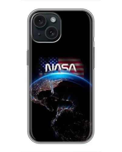 Чехол для iPhone 14 с картинкой «Земля из космоса NASA»