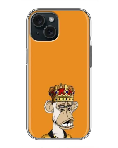 Чехол для iPhone 14 с картинкой «Золотая обезьяна Bored Ape»