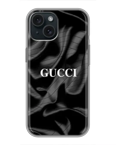 Чехол для iPhone 14 с картинкой «Gucci — шелковые волны»