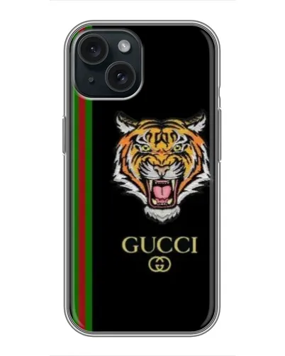 Чехол для iPhone 14 с картинкой «Тигр Gucci»