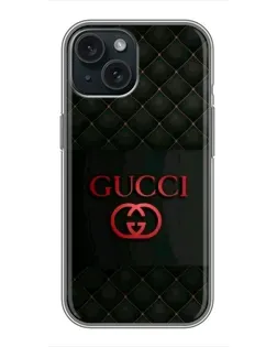 Чехол для iPhone 14 с картинкой «Gucci — стеганый черный» Чехол для iPhone 14 с картинкой «Gucci — стеганый черный»