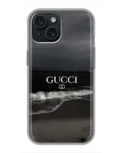 Чехол для iPhone 14 с картинкой «Gucci — морской прибой» Чехол для iPhone 14 с картинкой «Gucci — морской прибой»