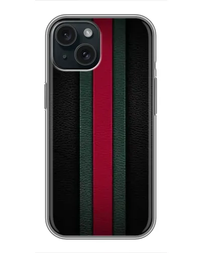 Чехол для iPhone 14 с картинкой «Gucci — неоновая линия»