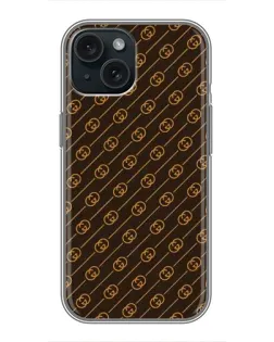 Чехол для iPhone 14 с картинкой «Gucci — золотые диагонали» Чехол для iPhone 14 с картинкой «Gucci — золотые диагонали»