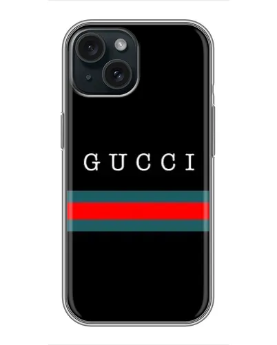 Чехол для iPhone 14 с картинкой «Gucci — красный пояс»