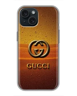 Чехол для iPhone 14 с картинкой «Gucci — солнечный градиент» Чехол для iPhone 14 с картинкой «Gucci — солнечный градиент»