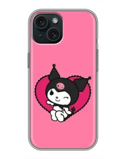 Чохол для iPhone 14 з картинкою «Kuromi — любов у серці» Чохол для iPhone 14 з картинкою «Kuromi — любов у серці»