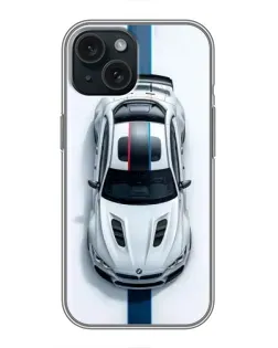 Чохол для iPhone 14 з картинкою «Вид зверху — BMW M»