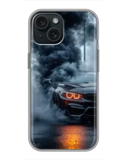 Чохол для iPhone 14 з картинкою «BMW M-Power — абстракція»
