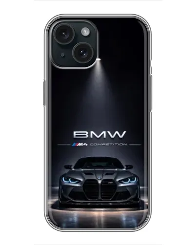Чохол для iPhone 14 з картинкою «BMW крізь нічне місто» Чохол для iPhone 14 з картинкою «BMW крізь нічне місто»