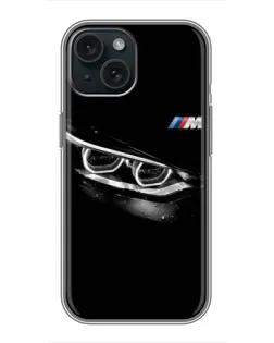 Чохол для iPhone 14 з картинкою «BMW — погляд тигра»