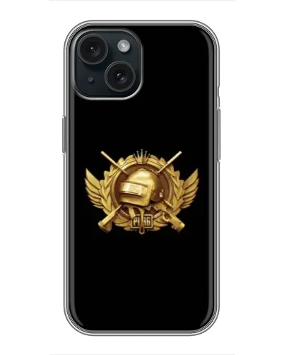 Чохол для iPhone 14 з картинкою «PUBG — помаранчевий градієнт»