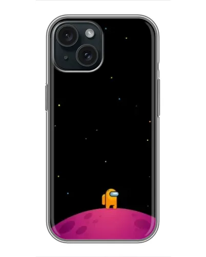 Чехол для iPhone 14 с картинкой «Одинокий герой на планете»