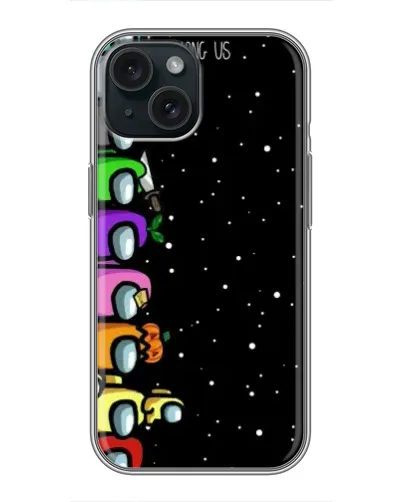 Чехол для iPhone 14 с картинкой «Команда Among Us»
