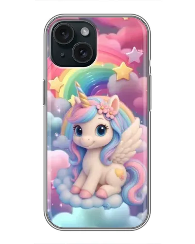 Чохол для iPhone 14 з картинкою «Маленький єдиноріг»