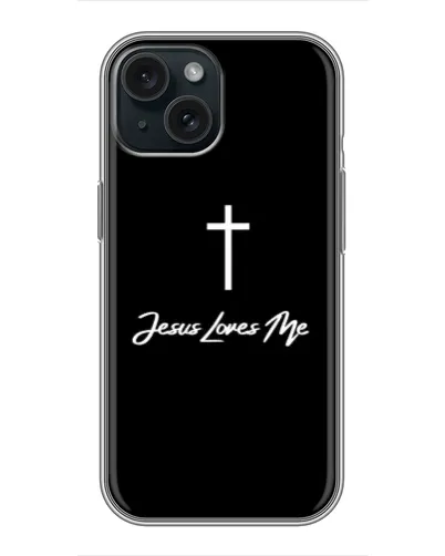 Чехол для iPhone 14 с картинкой «Иисус любит тебя»