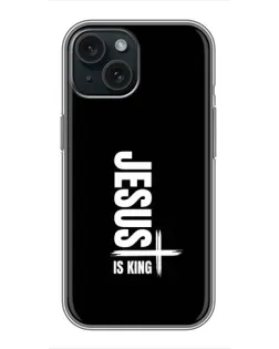 Чехол для iPhone 14 с картинкой «Вертикаль веры Jesus»