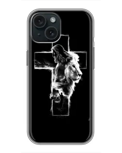 Чехол для iPhone 14 с картинкой «Сияющий крест Jesus» Чехол для iPhone 14 с картинкой «Сияющий крест Jesus»