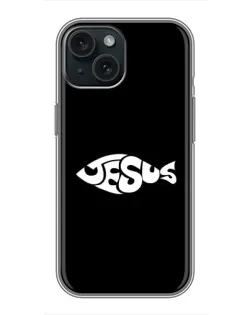 Чехол для iPhone 14 с картинкой «Рыба Jesus» Чехол для iPhone 14 с картинкой «Рыба Jesus»