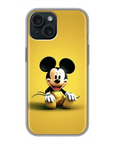 Чохол для iPhone 14 з картинкою «Міккі на жовтому» Чохол для iPhone 14 з картинкою «Міккі на жовтому»