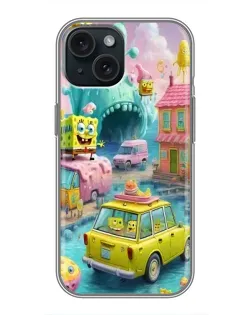 Чехол для iPhone 14 с картинкой «Монстр-трак приключения»