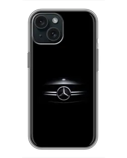 Чохол для iPhone 14 з картинкою «Mercedes — абстрактні лінії»