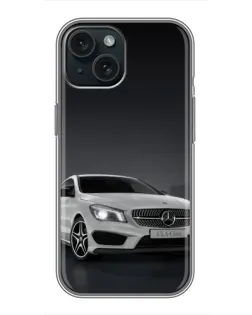 Чохол для iPhone 14 з картинкою «Mercedes AMG GT Silver»