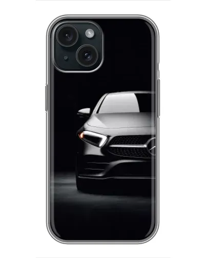 Чохол для iPhone 14 з картинкою «Світло фар Mercedes»