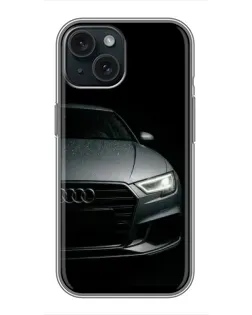 Чохол для iPhone 14 з картинкою «Audi — деталізація кузова»