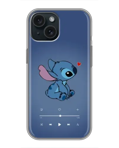 Чехол для iPhone 14 с картинкой «Музыкальный Stitch»