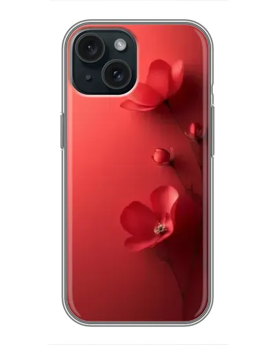 Чехол для iPhone 14 с картинкой «Маковые соцветия»