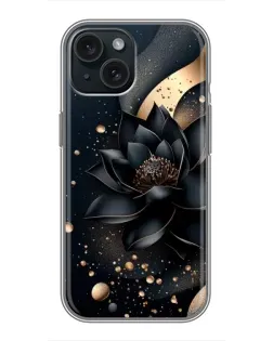 Чехол для iPhone 14 с картинкой «Черный лотос» Чехол для iPhone 14 с картинкой «Черный лотос»