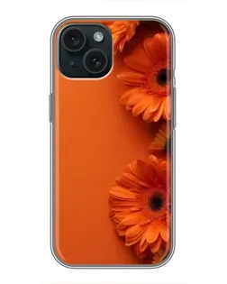 Чехол для iPhone 14 с картинкой «Оранжевые герберы» Чехол для iPhone 14 с картинкой «Оранжевые герберы»