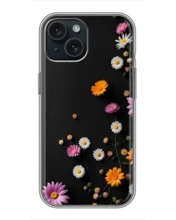 Чехол для iPhone 14 с картинкой «Цветочная композиция» Чехол для iPhone 14 с картинкой «Цветочная композиция»