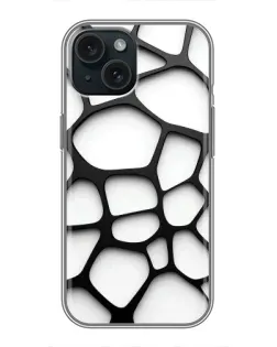 Чохол для iPhone 14 з картинкою «Біла об'ємна сітка» Чохол для iPhone 14 з картинкою «Біла об'ємна сітка»
