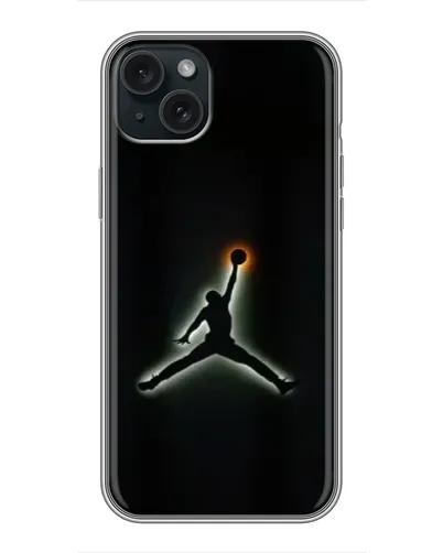 Чохол для iPhone 14 Plus з картинкою «Jordan Gradient Logo»