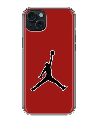 Чохол для iPhone 14 Plus з картинкою «Jordan Red Back»