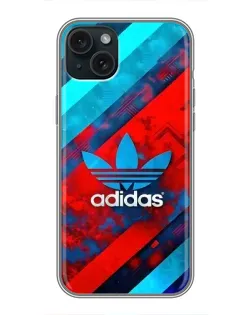 Чехол для iPhone 14 Plus с картинкой «Абстракция Adidas»