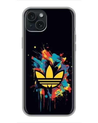 Чехол для iPhone 14 Plus с картинкой «Adidas Splash»