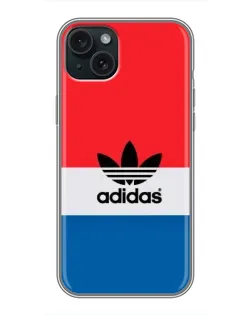 Чехол для iPhone 14 Plus с картинкой «Ретро блоки Adidas»