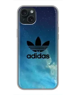 Чехол для iPhone 14 Plus с картинкой «Adidas Stone Logo»