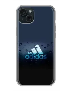 Чехол для iPhone 14 Plus с картинкой «Adidas Water Drops»