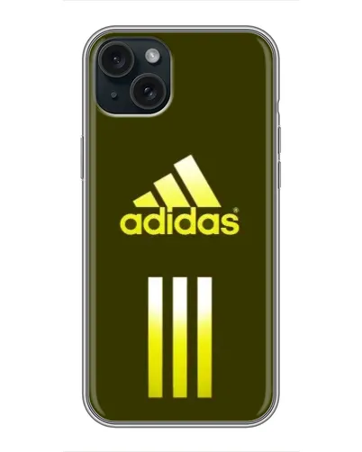 Чехол для iPhone 14 Plus с картинкой «Оливковый градиент Adidas»